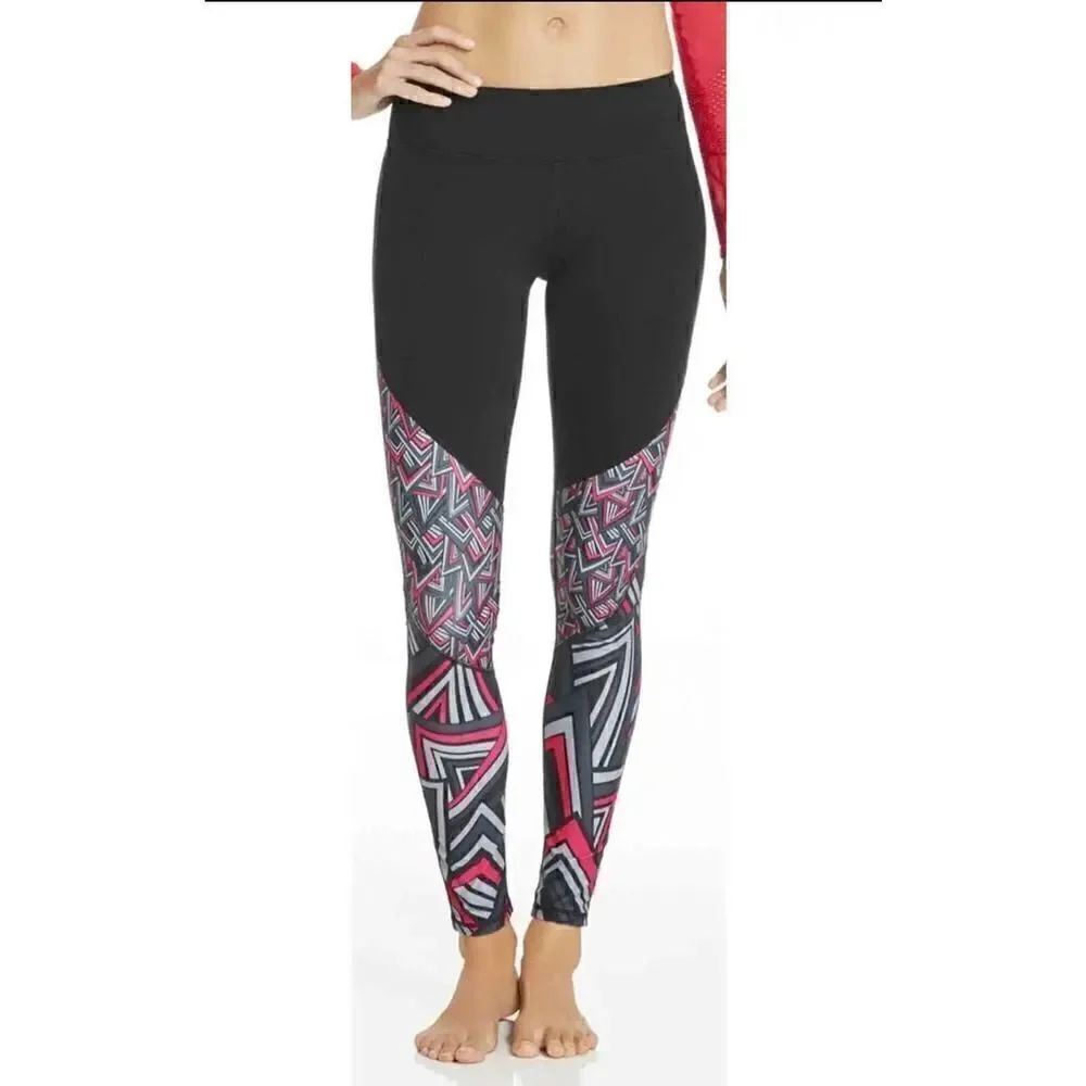 Fabletics Salar Statement PowerHold full length Leggings Women's Small